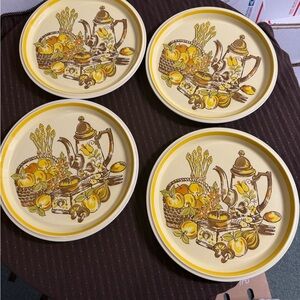 Set of 4- Vintage Mikasa International Pantry Dinner Plates